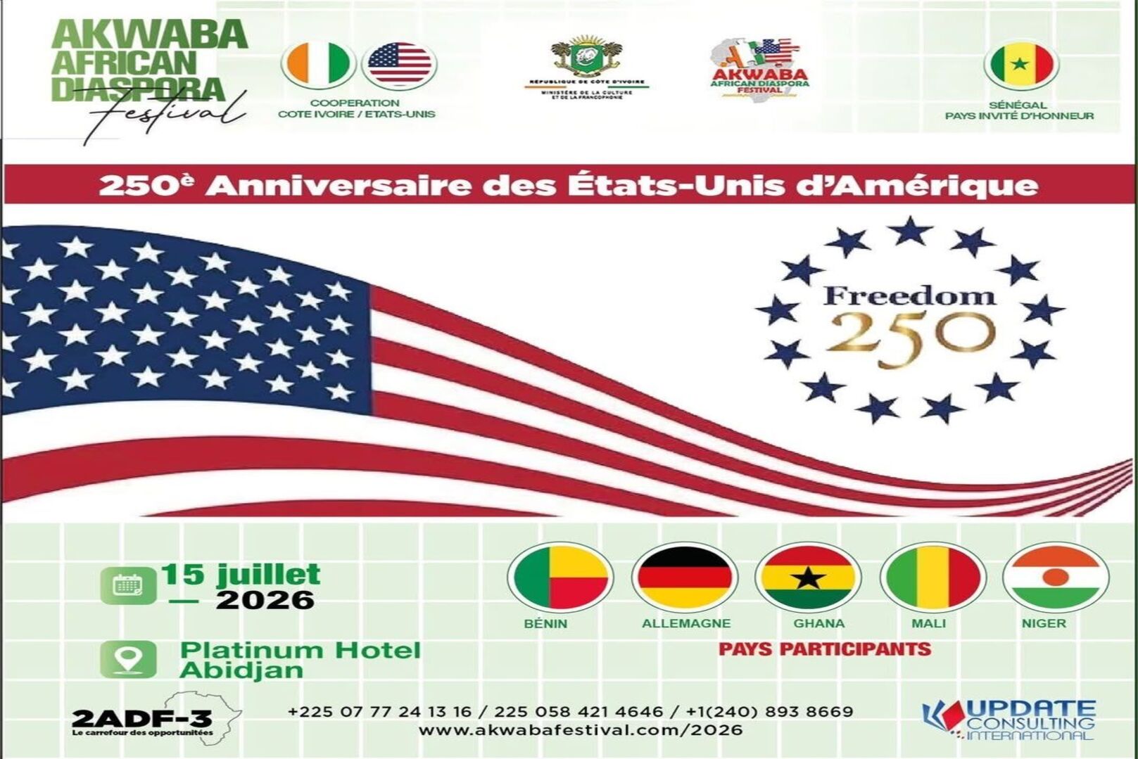 🇨🇮 AmCham-CI at the Heart of the Akwaba Africa Diaspora Festival (2ADF-3): Building Bridges for Investment and Trade